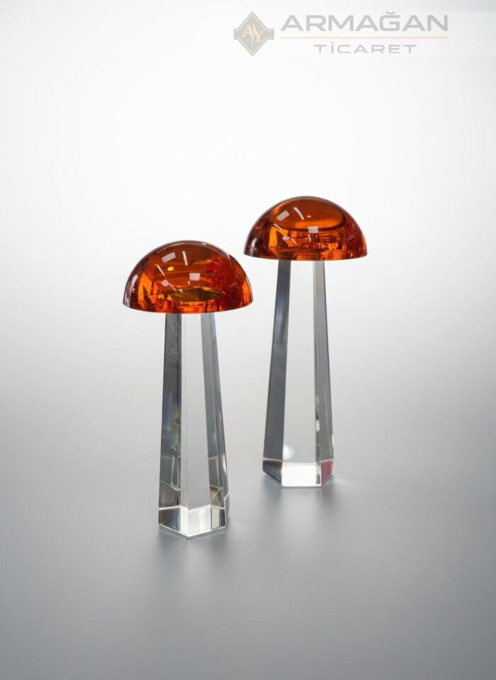 KRİSTAL MANTAR 2Lİ SET