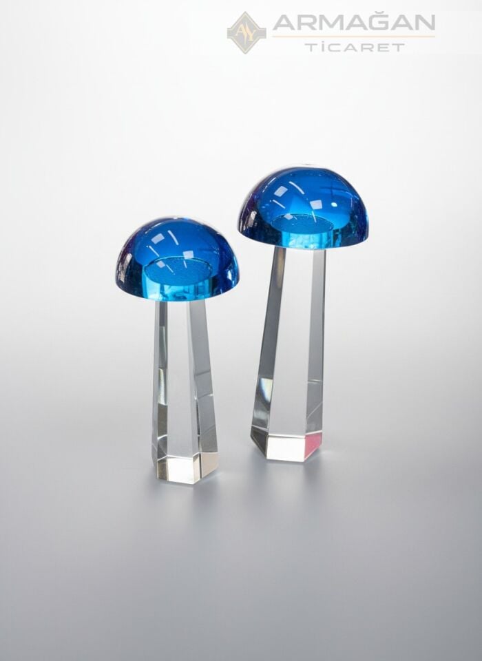 KRİSTAL MANTAR 2Lİ SET Lacivert