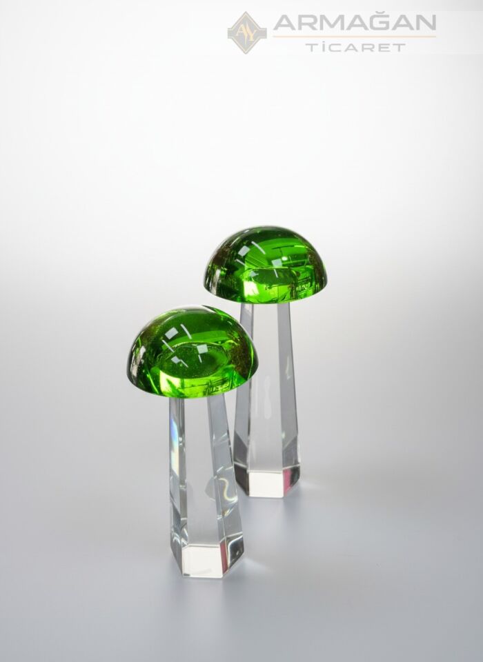 KRİSTAL MANTAR 2Lİ SET Yeşil