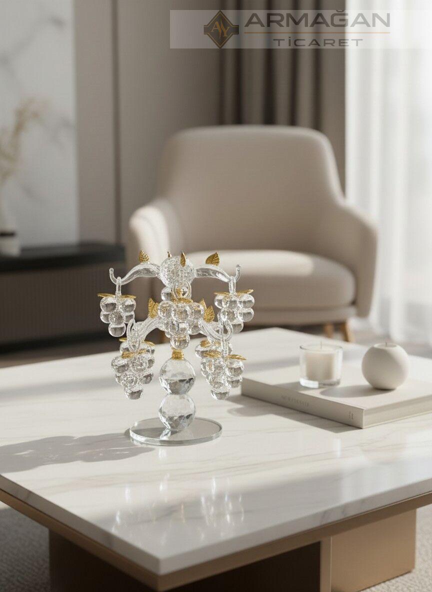 KRİSTAL ÜZÜM AĞACI 8'Lİ Şeffaf