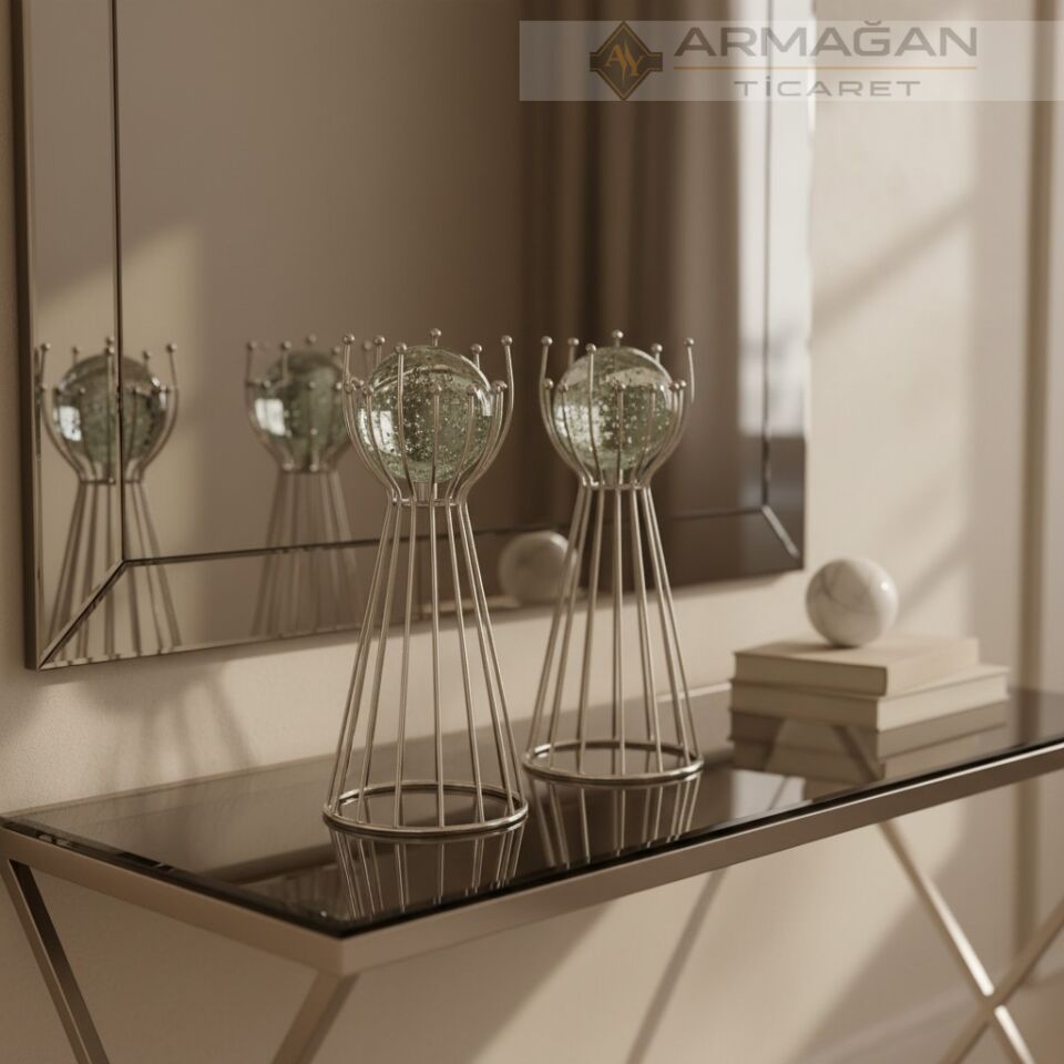 METAL GÜLDALI OLİMPİK 2'Lİ SET Gümüş