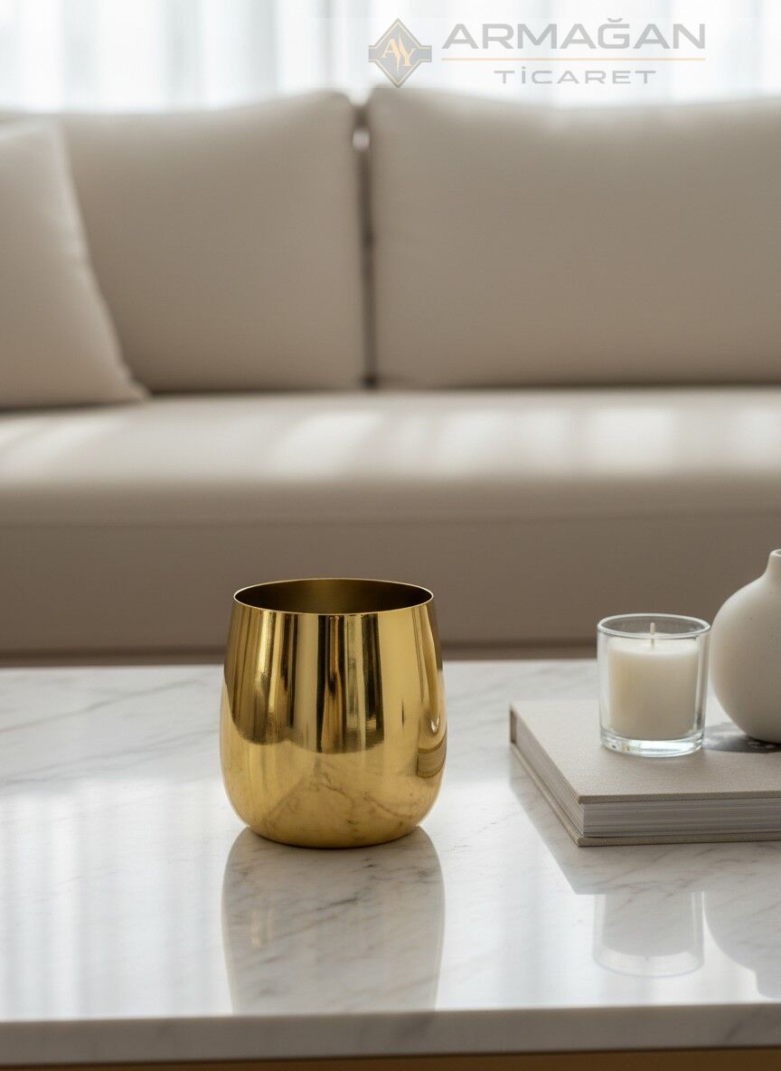 ORKİDE VAZO KÜÇÜK Gold