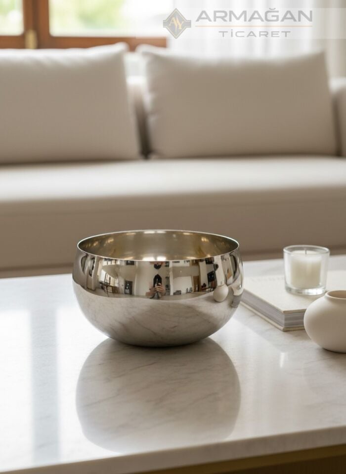 ORKİDE VAZO ORTA Gümüş - Büyük