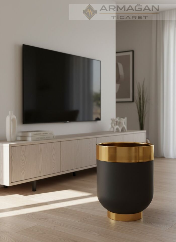 DARBUKA YER SAKSISI 40-50CM Siyah-Gold