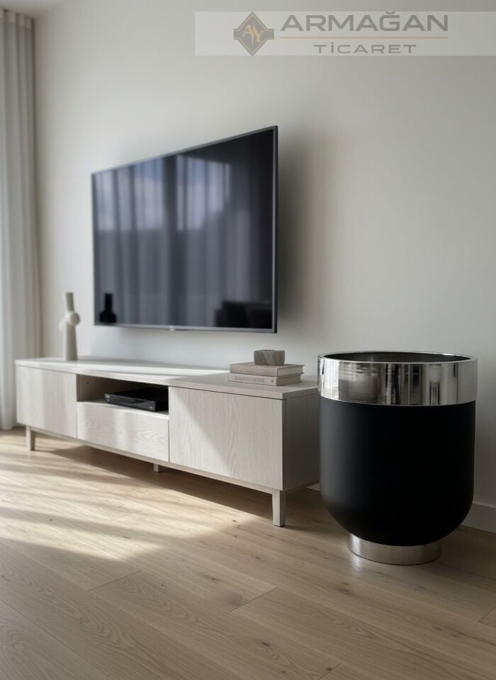 DARBUKA YER SAKSISI 40-50CM Siyah-Gümüş