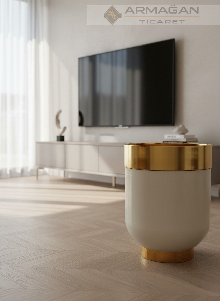 DARBUKA YER SAKSISI 40-50CM Krem-Gold