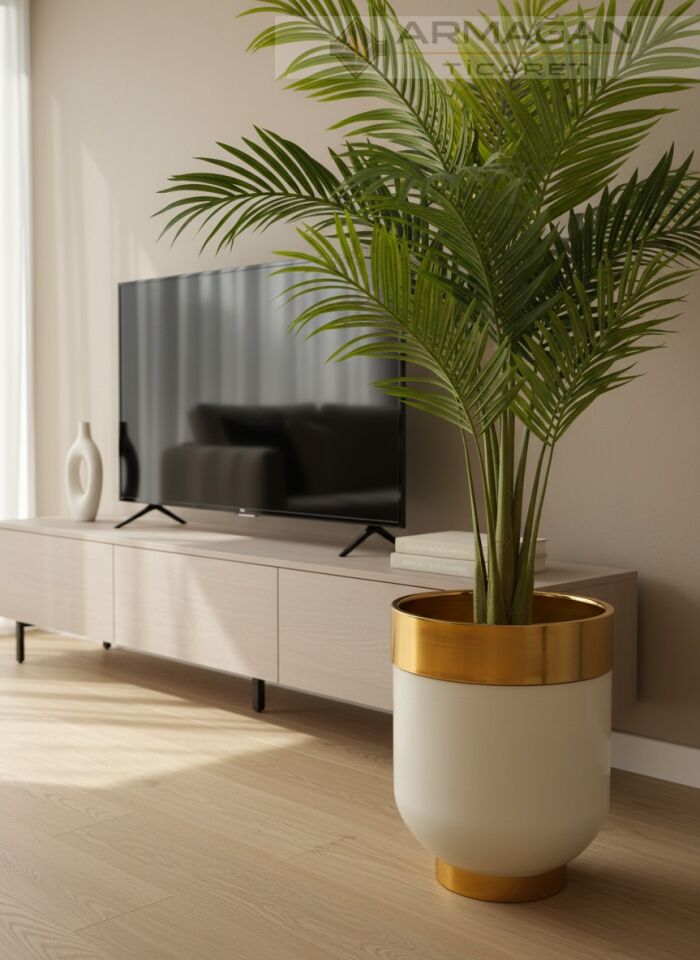 DARBUKA YER SAKSISI 40-50CM Krem-Gold