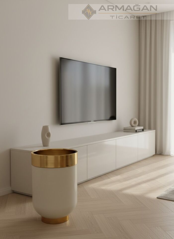 DARBUKA YER SAKSISI 40-60CM Krem-Gold