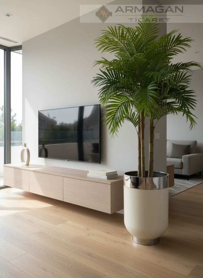 DARBUKA YER SAKSISI 40-60CM Krem-Gümüş