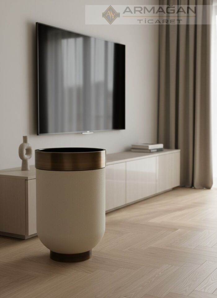 DARBUKA YER SAKSISI 40-60CM Krem-Eskitme