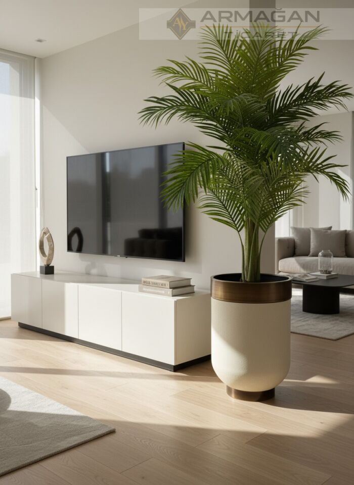 DARBUKA YER SAKSISI 40-60CM Krem-Eskitme