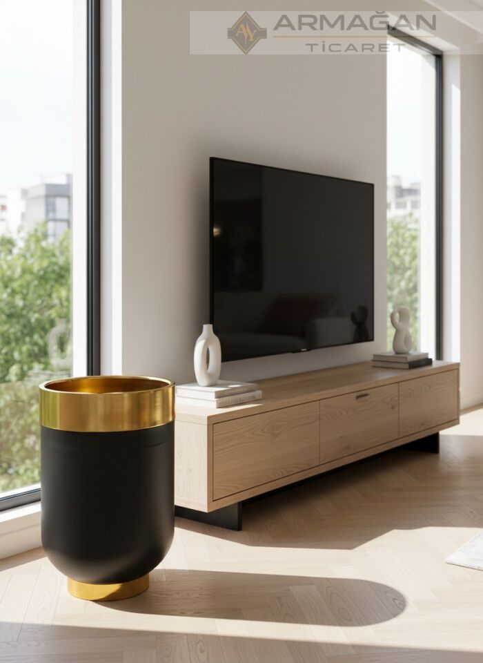 DARBUKA YER SAKSISI 40-60CM Siyah-Gold