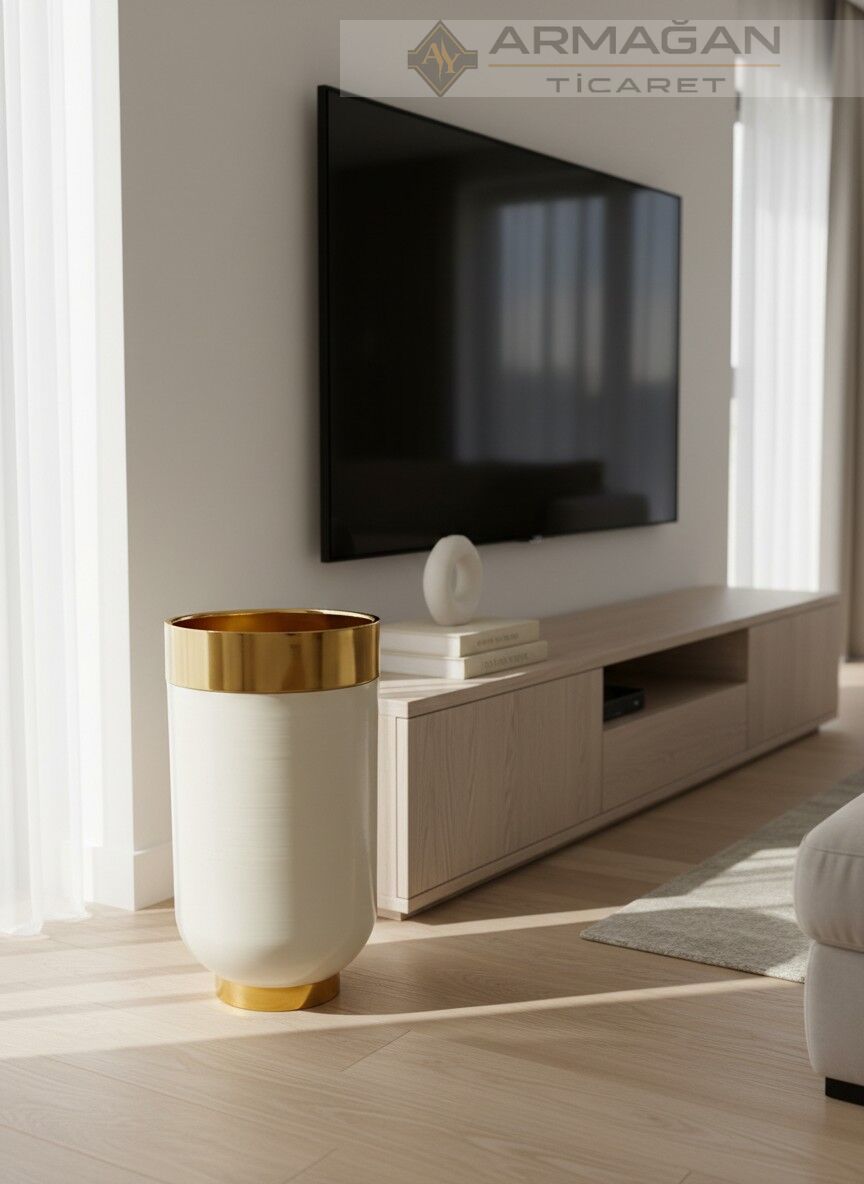 DARBUKA YER SAKSISI 40-70CM Krem-Gold