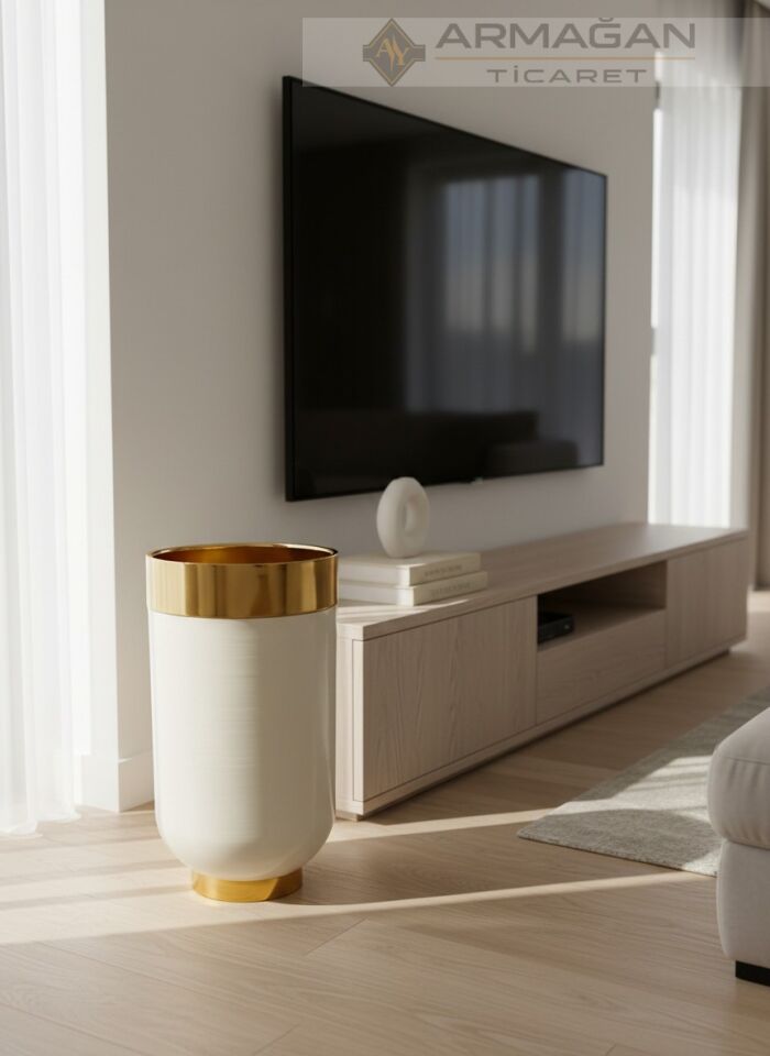 DARBUKA YER SAKSISI 40-70CM Krem-Gold