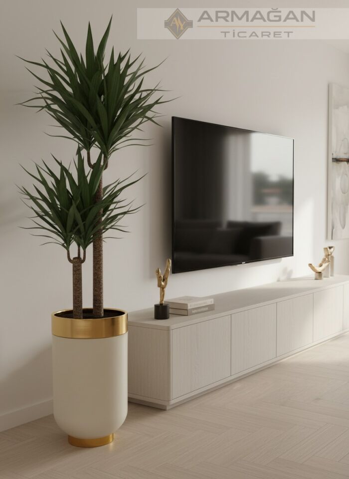 DARBUKA YER SAKSISI 40-70CM Krem-Gold