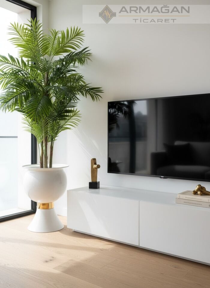 BALON SAKSI Beyaz-Gold