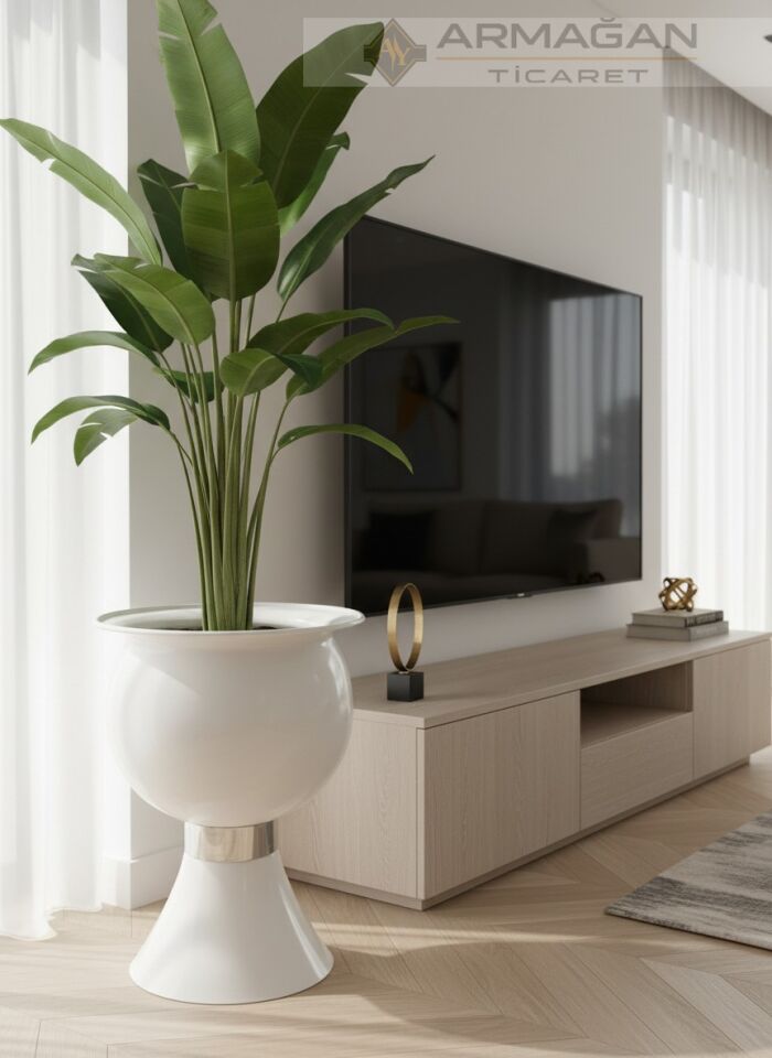 BALON SAKSI Beyaz-Gümüş