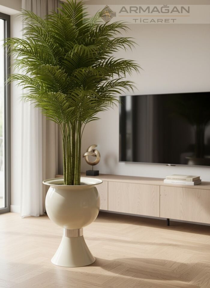 BALON SAKSI Krem-Gümüş