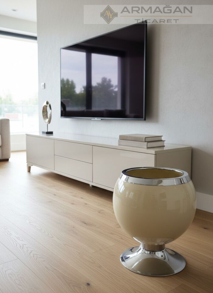 METAL TOP SAKSI Krem-Gümüş