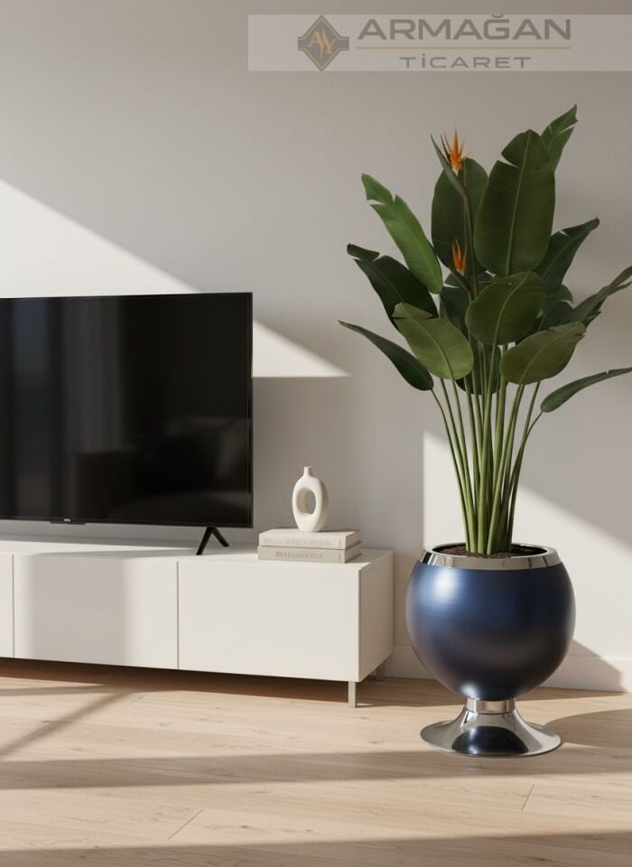 METAL TOP SAKSI Lacivert-Gümüş