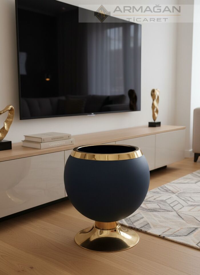 METAL TOP SAKSI Lacivert-Gold