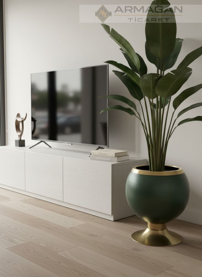 METAL TOP SAKSI Yeşil-Eskitme