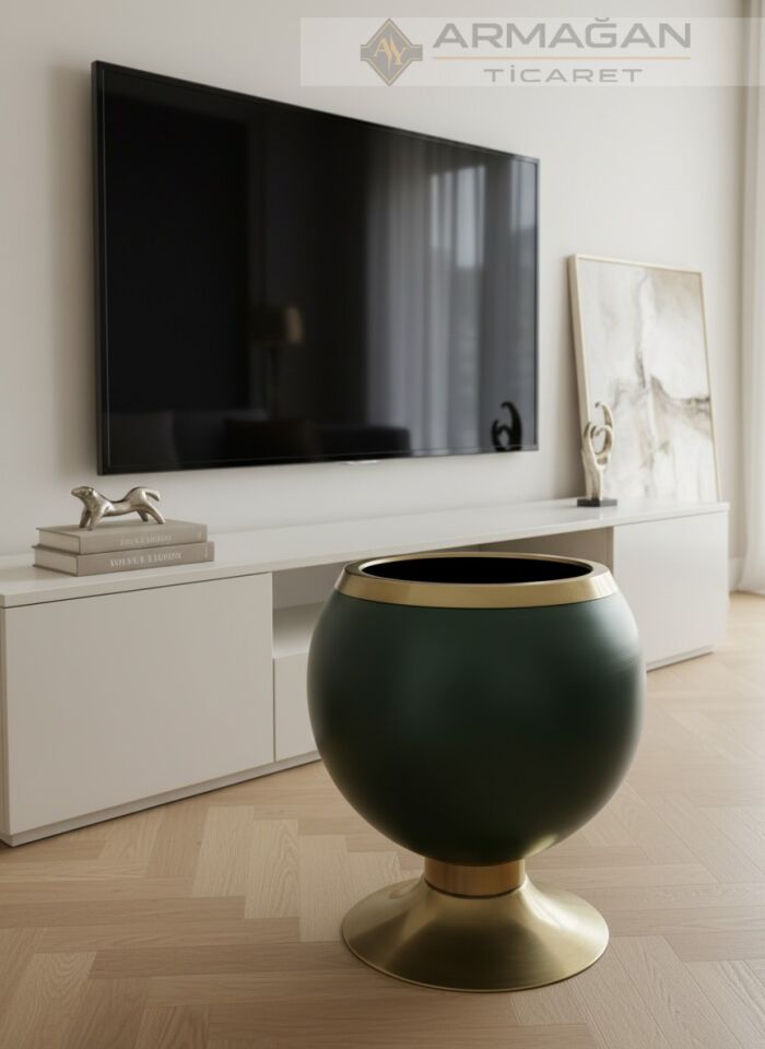 METAL TOP SAKSI Yeşil-Eskitme