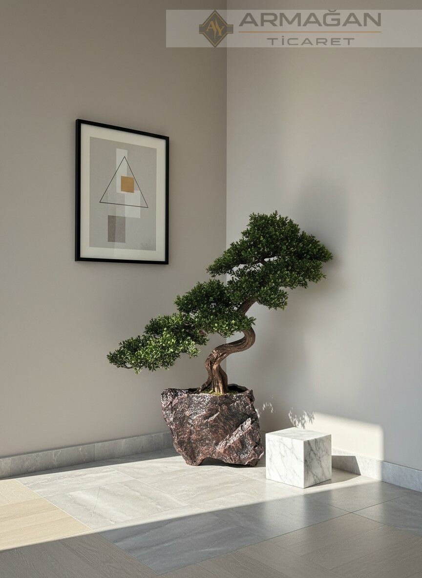 FİBER KAYA SAKSI Bakır