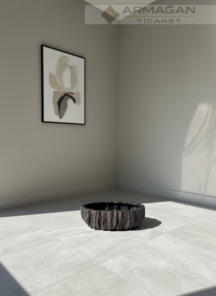 FİBER BONSAİ YATAY SAKSI Bakır - Küçük