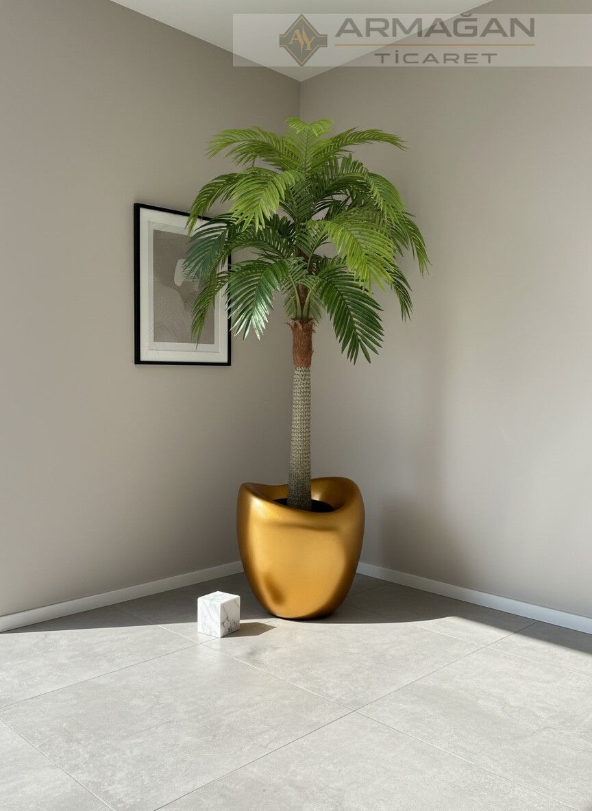 FİBER YUMURTA SAKSI Gold