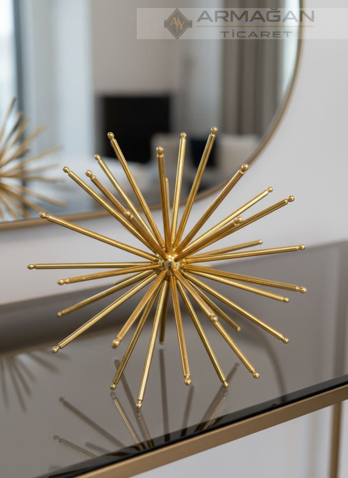 KİRPİ METAL DEKOR Gold