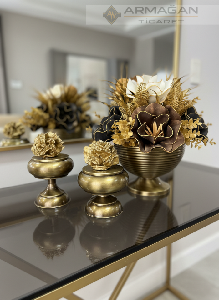 ARAJMAN, MUMLUK ve LOKUMLUK SET 5225 Gold