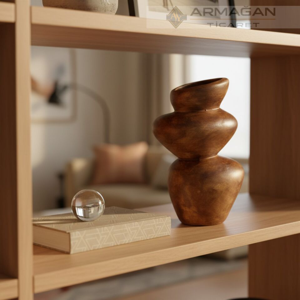 BOHEM VAZO TAŞ MODEL Krem