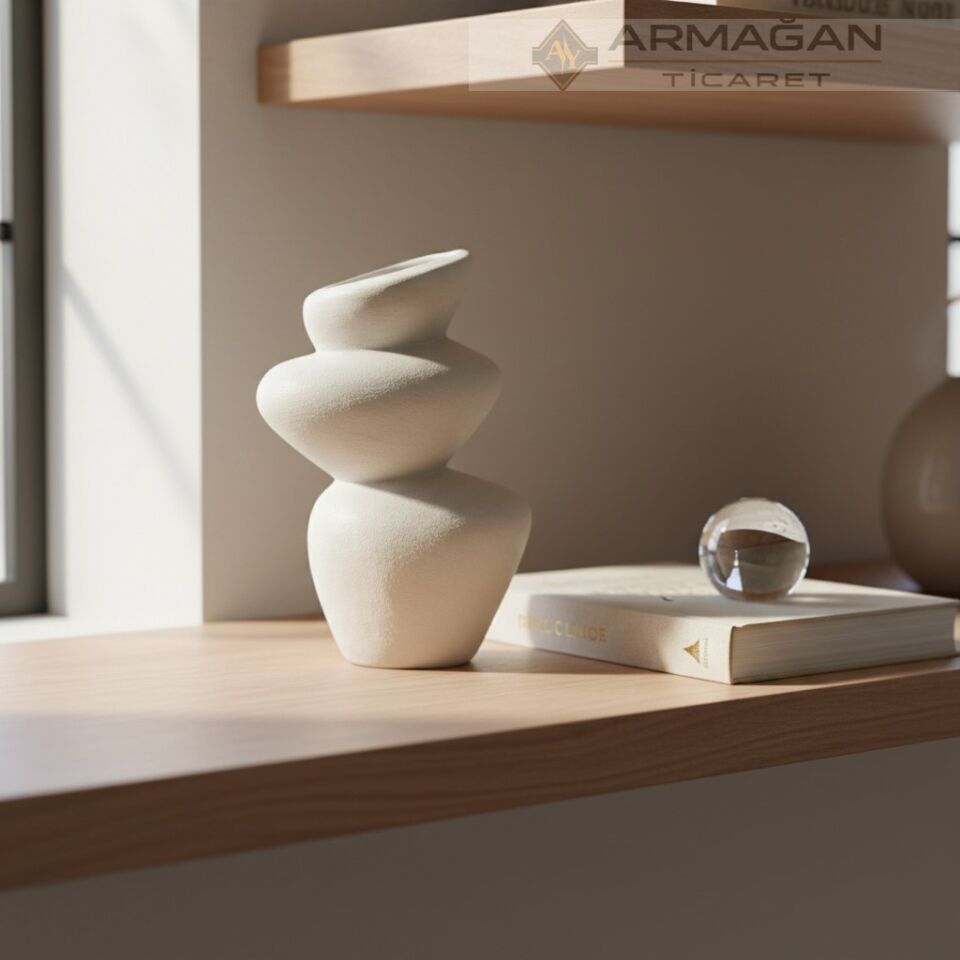 BOHEM VAZO TAŞ MODEL Kahverengi