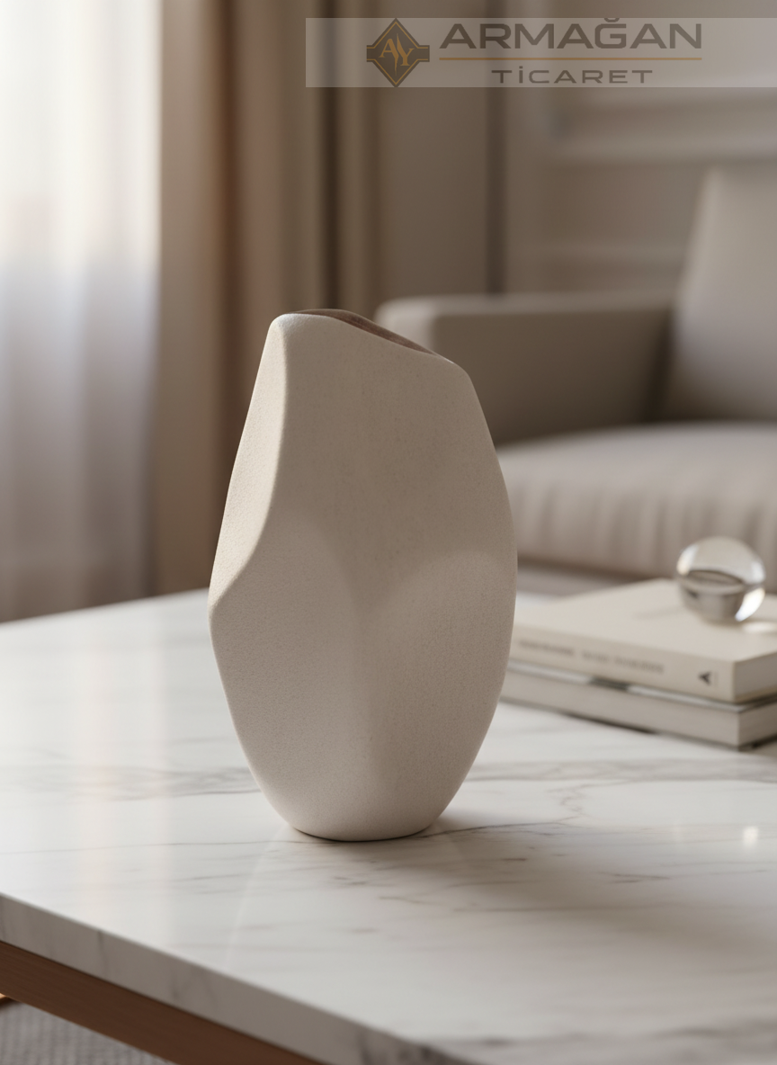 BOHEM VAZO BOHO MODEL Krem - Küçük