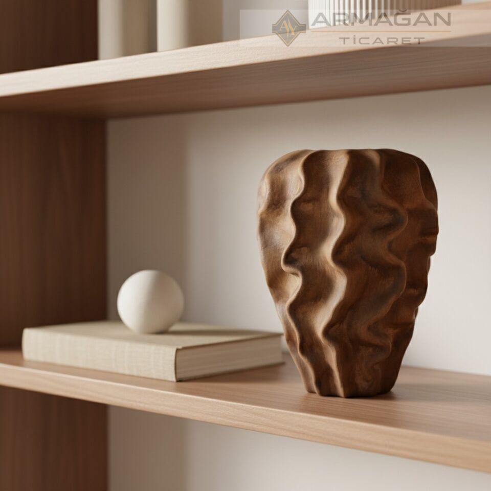 BOHEM VAZO SARMAŞIK MODEL Kahverengi - Büyük