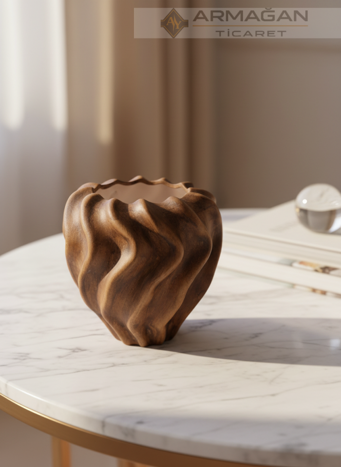 BOHEM VAZO SARMAŞIK MODEL Krem - Küçük