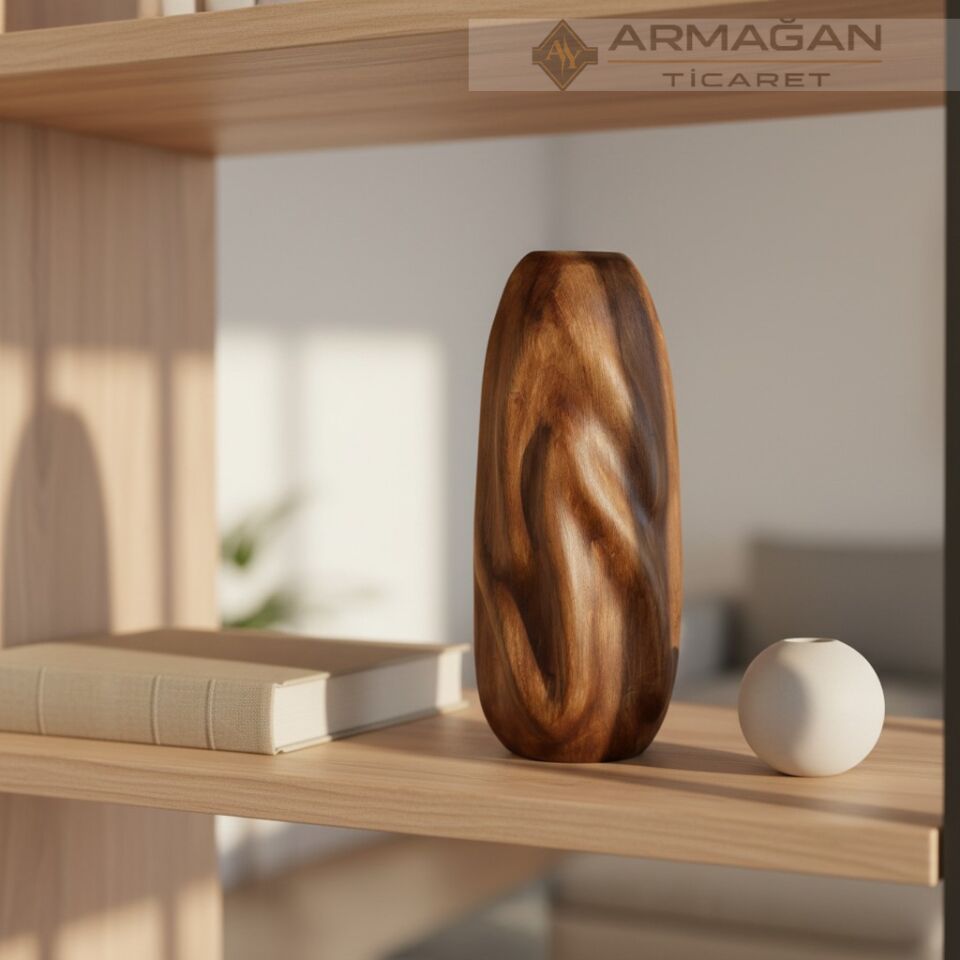 BOHEM VAZO DALGALI MODEL Krem - Büyük