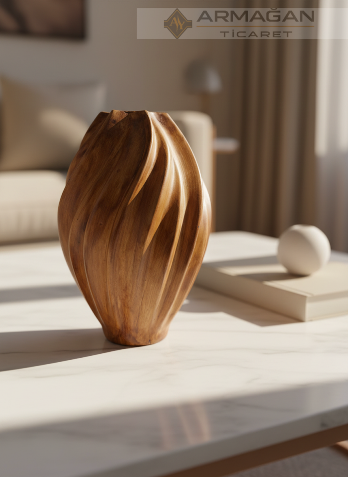 BOHEM VAZO ÇAPRAZ ÇİZGİLİ MODEL Krem