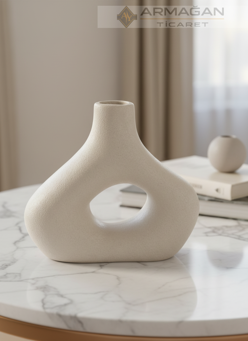 BOHEM VAZO DELİKLİ MODEL Krem