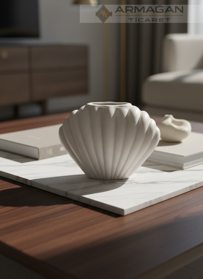 BOHEM VAZO SHELL MODEL Krem