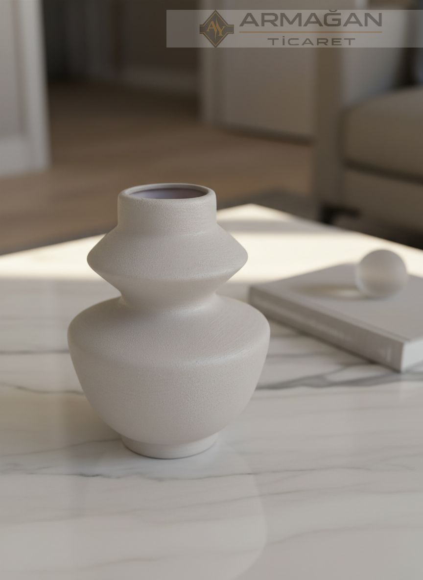 BOHEM VAZO LUNA MAKARON MODEL Krem