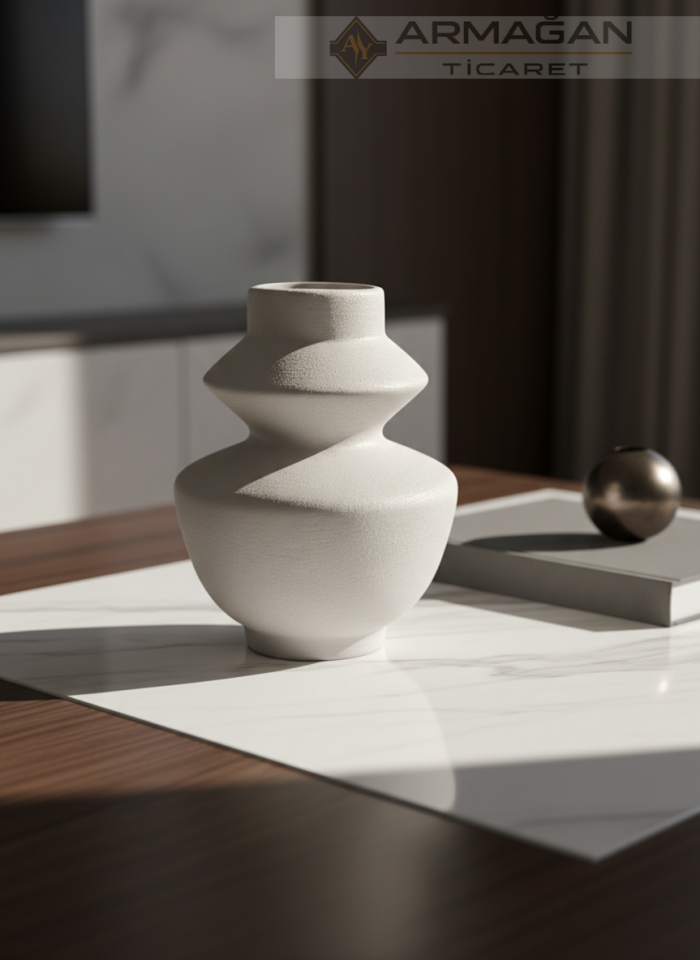 BOHEM VAZO LUNA MAKARON MODEL Krem