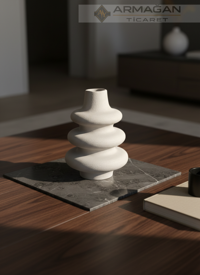 BOHEM VAZO BÜYÜK BOĞUM MODEL Krem