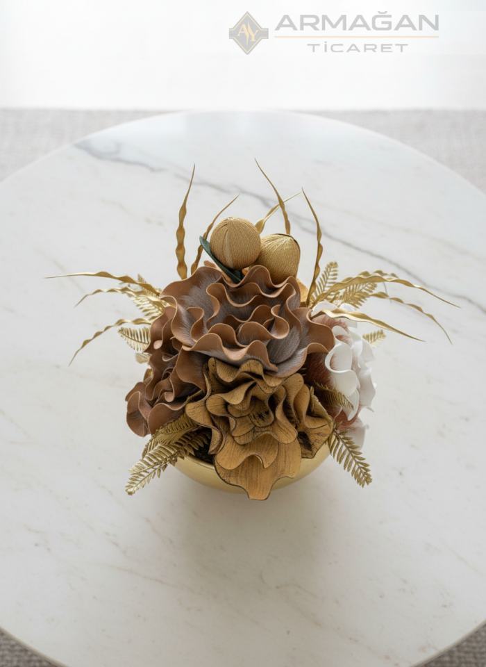 UFO ARAJMAN ÇİÇEKLİ Gold-Gold