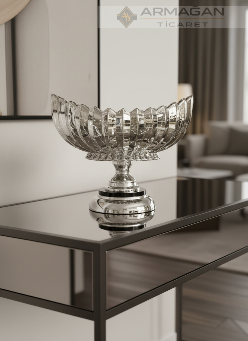 CAM GONDOL MEYVELİK AY-1 Gümüş