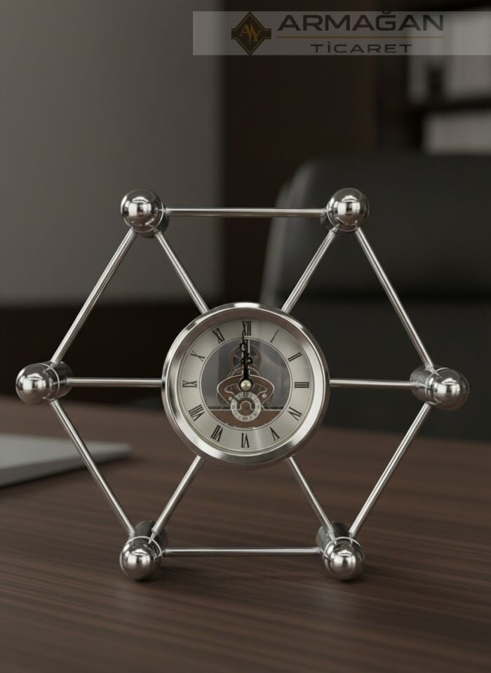 ALTIGEN MASA SAATİ METAL Gold