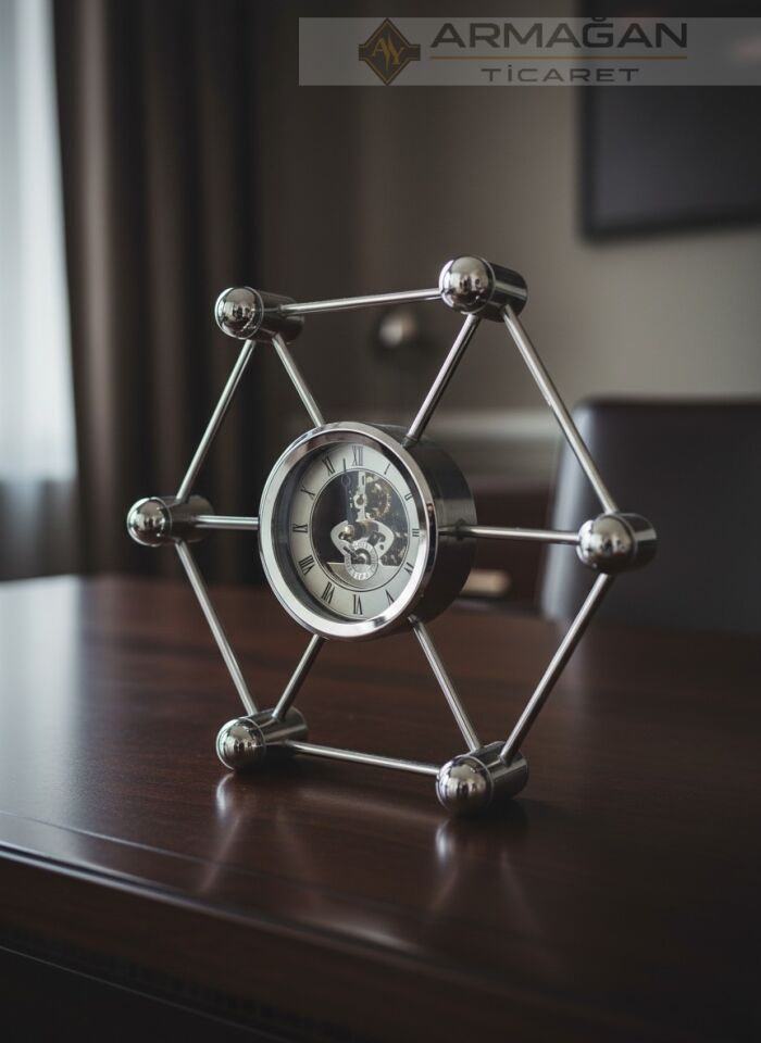 ALTIGEN MASA SAATİ METAL Gold