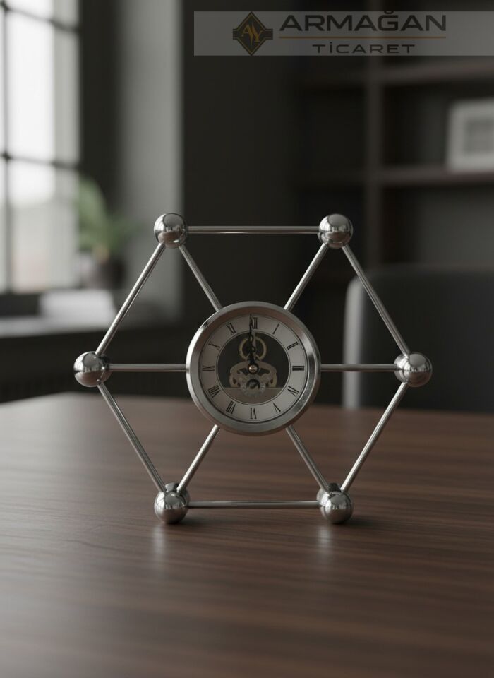 ALTIGEN MASA SAATİ METAL Gold