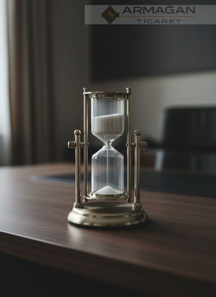 METAL KUM SAATİ 2033 Gold